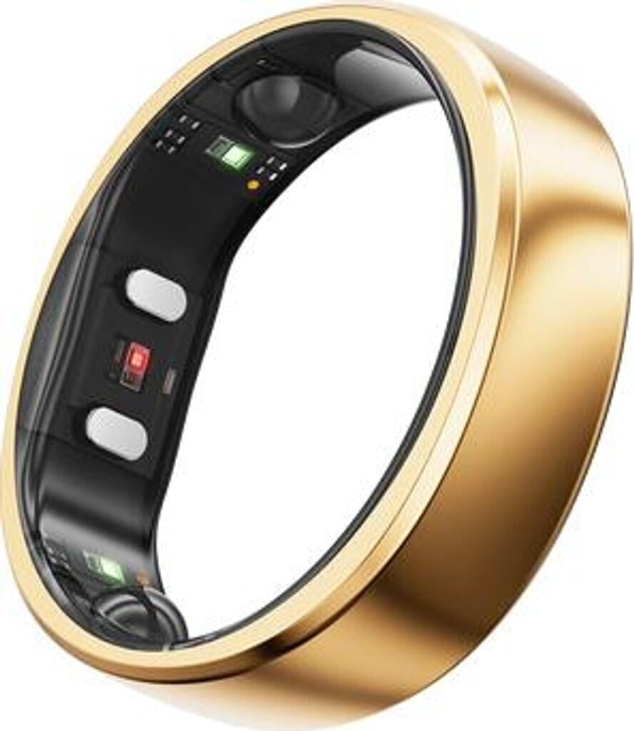 RingConn Smart Ring Gen2 for Women and Men - Sleep and Fitness Tracking Wearable - Heart Rate - Rose Gold Size 6