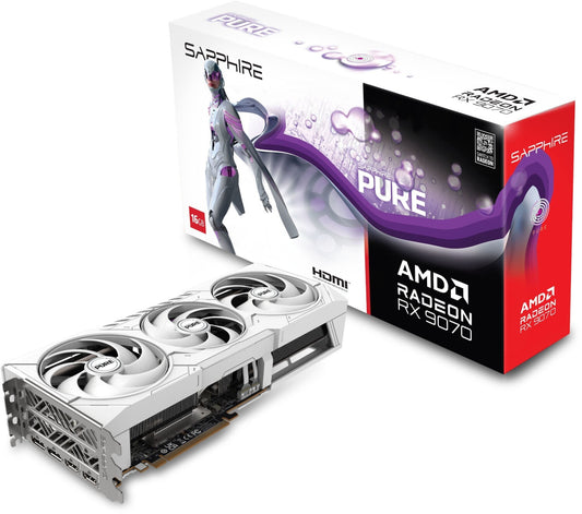 SAPPHIRE PURE AMD Radeon™ RX 9070 GAMING graphics card 16GB GDDR6 HDMI/DP
