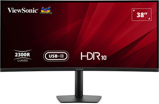 ViewSonic VA3820C 38” UWQHD+ 21:9 Monitor curvo con hub USB-C