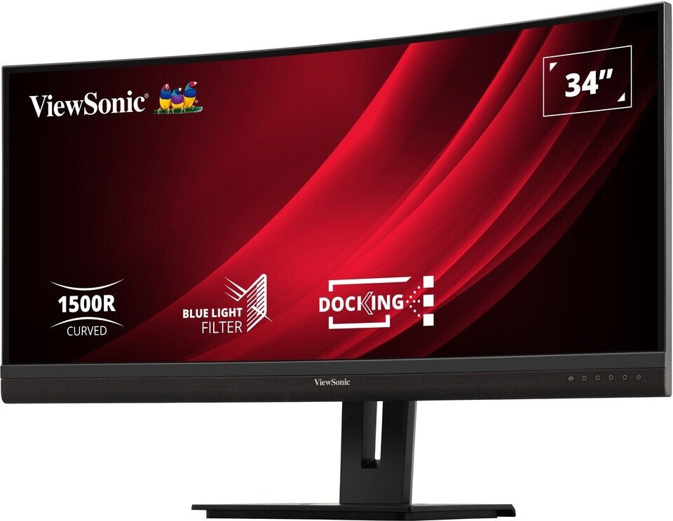 ViewSonic VG3456C 34" VA Monitor, 3440 x 1440 UWQHD, 100Hz, 5ms