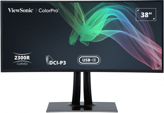 ViewSonic VP3881A 38" IPS Monitor, 3840 x 2160 4K UHD, 100Hz, 5ms