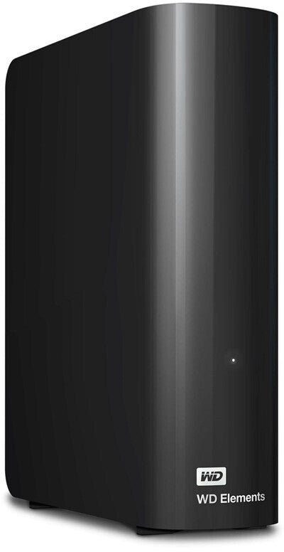 Disque dur externe HDD WD Elements Desktop 26 To 3,5 pouces USB 3.0 Micro-B (5Gb/s) noir