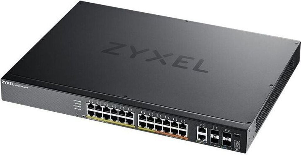 ZyXEL XGS2220-30HP Gigabit Managed Stack Switch, 26x RJ-45, 4x SFP+, 400W PoE++