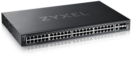 ZyXEL XGS2220-54 Gigabit Managed Stack Switch, 50x RJ-45, 4x SFP+, rackmount